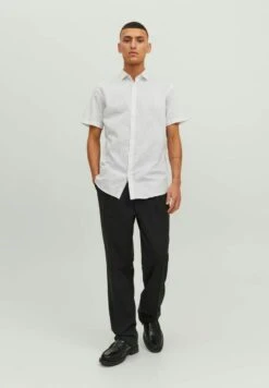JACK&JONES Premium Premium Kurzarm Print - Overhemd - White -ZALANDO WINKEL 5b7f7c0bd5b041b984c47661dfb9d623