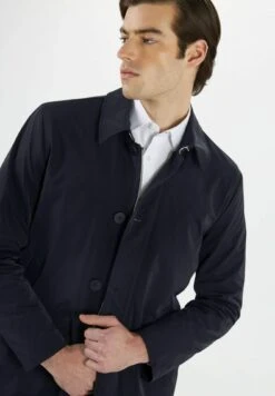 Solid-Colored Dust- Halflange Jas - Blu Scuro -ZALANDO WINKEL 5bfeeb4c048c4a7a8b07832837cb39fc