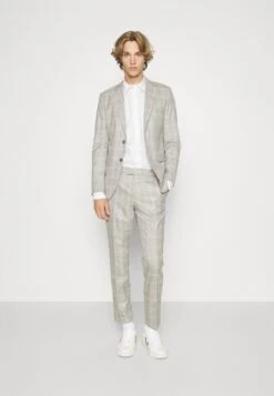 Selected Homme Slhslim Neil Check Suit - Kostuum - Sand/Grey -ZALANDO WINKEL 5c23aa15fbfb4e508639d5052f97036e