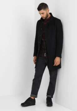 Only & Sons Onsoscar Coat - Mantel - Black -ZALANDO WINKEL 5d0d47f3b03041ed84fbed4b68f5e6f0