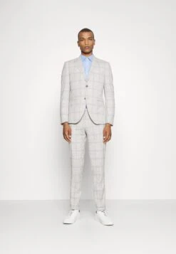 The Fashion Suit Peak Occasion Designs Set - Kostuum - Light Grey