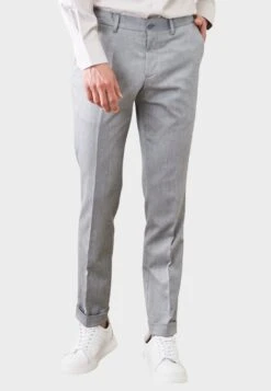 Slim Fit - Pantalon - Light Grey -ZALANDO WINKEL 5d7922bdbad3400da4a8b4d05a334d0d
