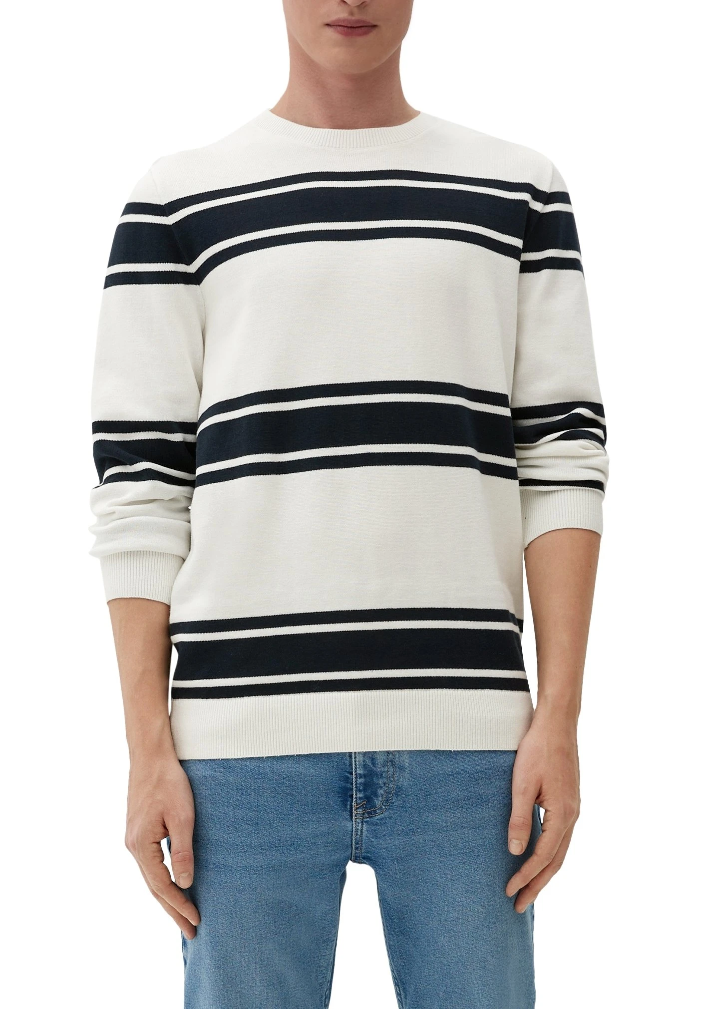 S.Oliver Trui - Blau Weiß 4 S.Oliver Trui - Blau Weiß - Afbeelding 2