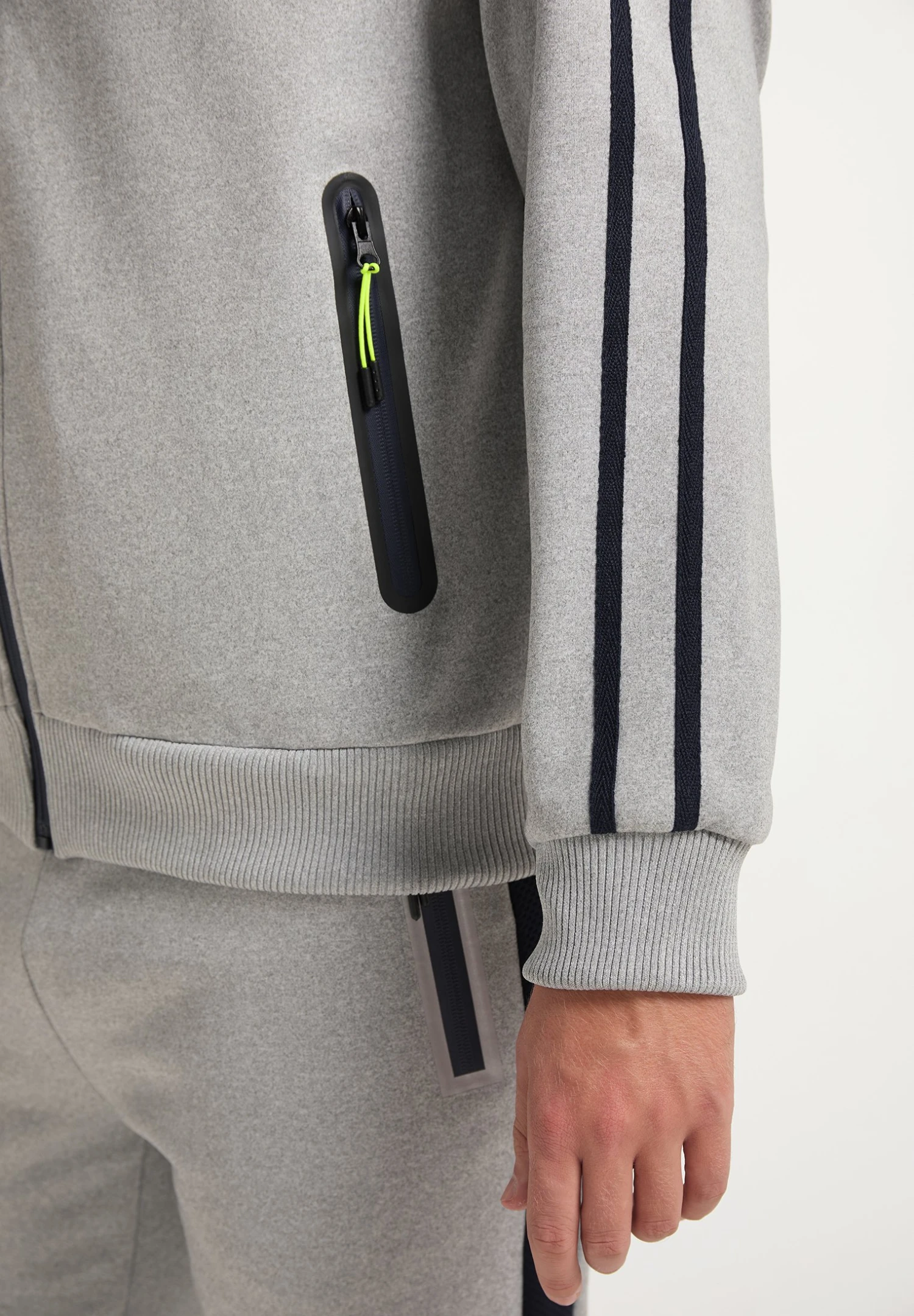 Blouson - Bomberjacks - Hellgrau Marine 6 Blouson - Bomberjacks - Hellgrau Marine - Afbeelding 4