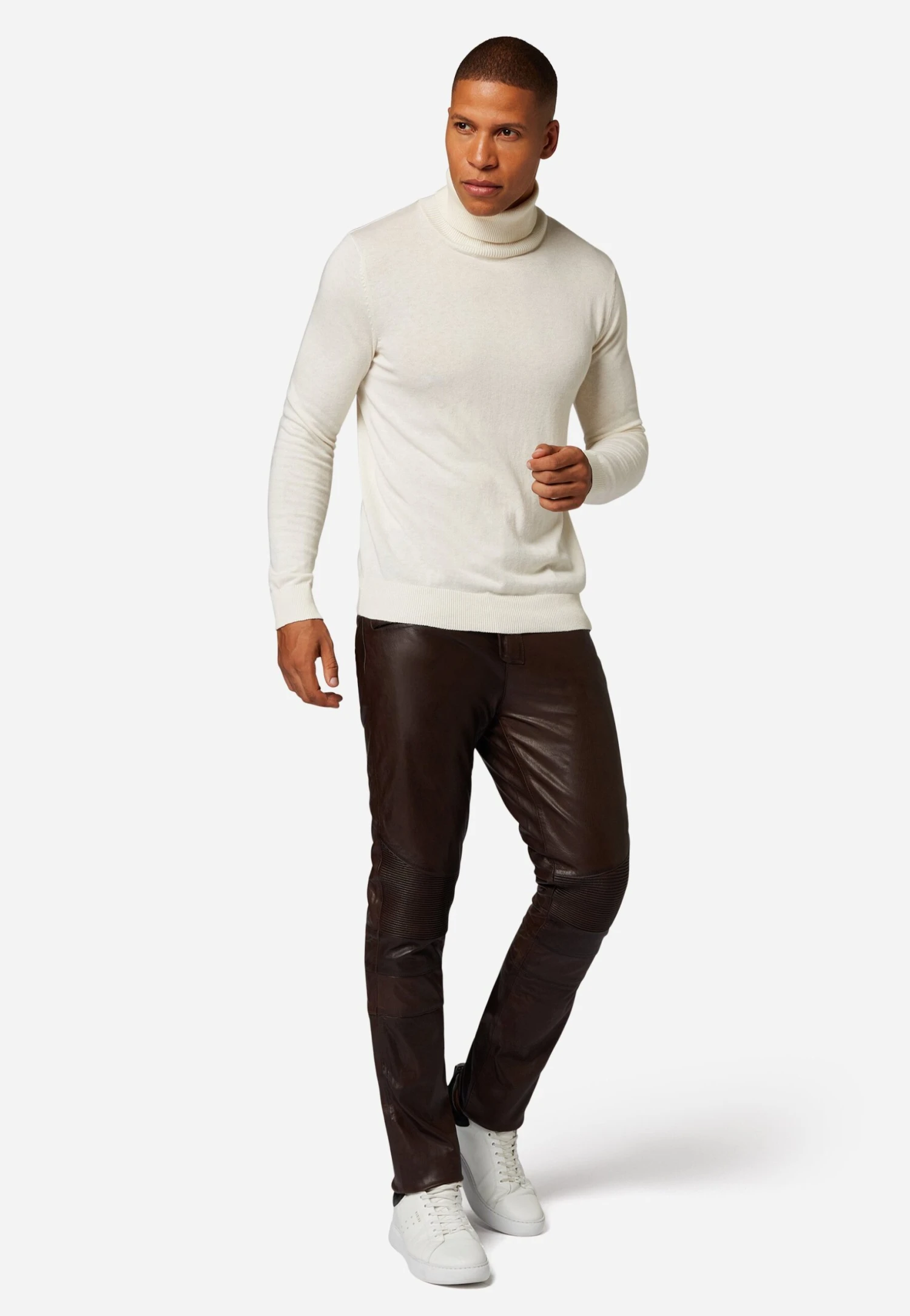 Franklin - Leren Broek - Braun 3 Franklin - Leren Broek - Braun