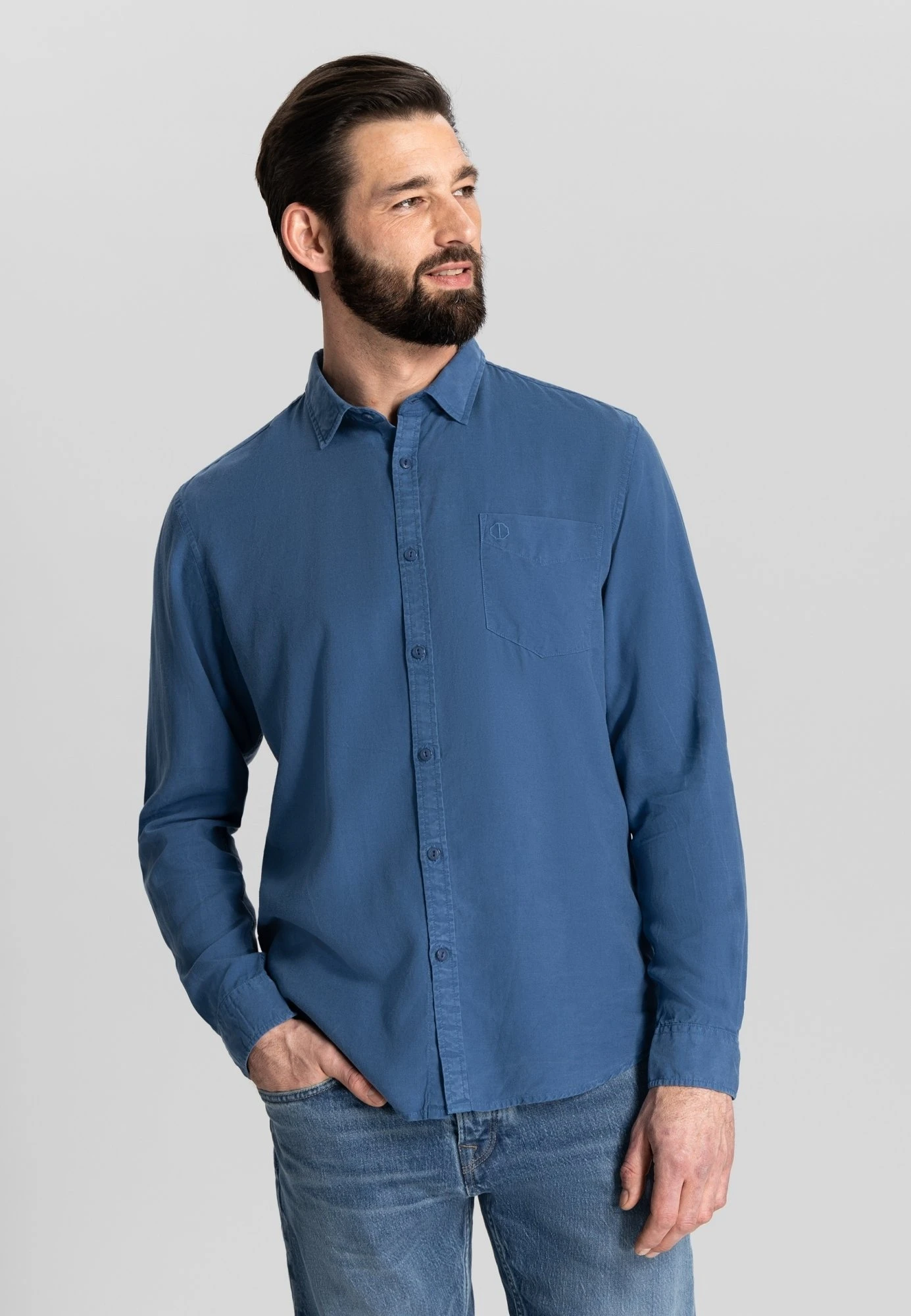 Lamont - Overhemd - Blue Fog 3 Lamont - Overhemd - Blue Fog