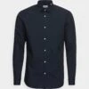 Jack & Jones Jjjoe Shirt Plain - Zakelijk Overhemd - Navy Blazer