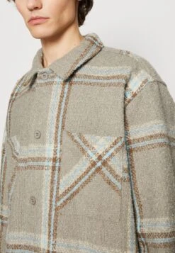 Sean John Script Logo Overshirt - Halflange Jas - Beige -ZALANDO WINKEL 612294238e214e6a98fe8679d6fa8c37