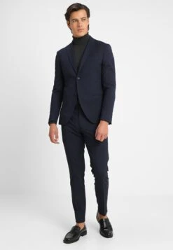 Basic Plain Suit Slim Fit - Kostuum - Navy