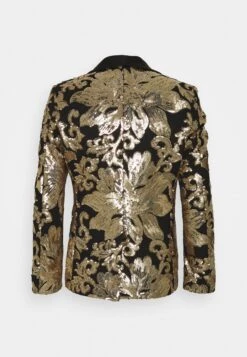 Farber Jacket - Colbert - Black/Gold -ZALANDO WINKEL 61c579b03fe54e0fb7a03cd5d076258a