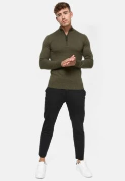 Indicode Jeans Gore - Trui - Army -ZALANDO WINKEL 62330895ec6244dba2ef15c0f389d07e