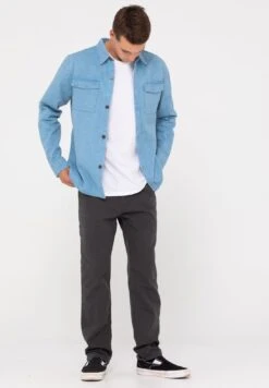 Rusty Dennis Chopper Long Sleeve- Overhemd - Ash Blue -ZALANDO WINKEL 6309ab95605c4bb38d0d0ba347dfd714