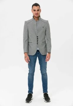 Regular Fit- Blazer - Green Melange -ZALANDO WINKEL 63d5199a8ae84b61b79629e76f09a916