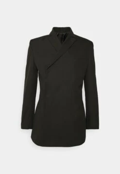 Han Kjøbenhavn Hidden Button - Halflange Jas - Black -ZALANDO WINKEL 6464da06121e4f8f9c69f0c9d37dc2ae