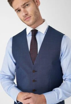 Next Signature Plain Suit: Waistcoat - Gilet - Blue -ZALANDO WINKEL 6526ee15a7a541829b836f0936b84617