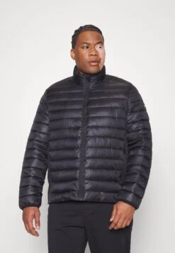 Calvin Klein Side Logo Jacket - Halflange Jas - Black -ZALANDO WINKEL 66a2d393436f4a27bbe8885c2fddd432