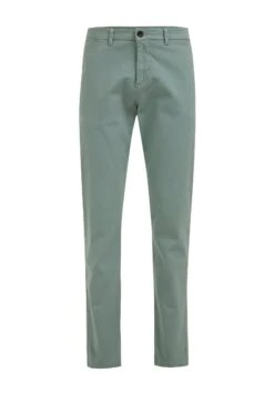 WE FASHION Slim Tapered Effen- Chino - Green -ZALANDO WINKEL 6703f5751f4d4bf280949de2c7bd61e5