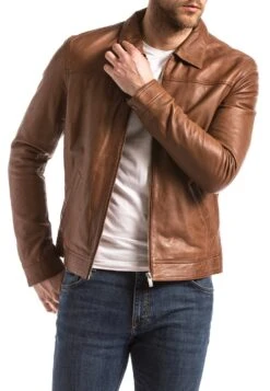 Blue Wellford - Leren Jas - Cognac