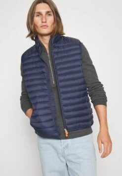 SAVE THE DUCK Adam - Bodywarmer - Navy Blue -ZALANDO WINKEL 67a05b24ed1b45729b70a6b25f294758