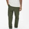 Only & Sons Onsdew Tapered - Chino - Olive Night -ZALANDO WINKEL 695f28ff7a894782bf492948733caa3d
