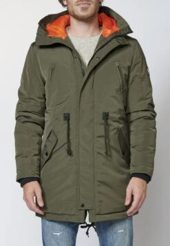 Koroshi Halflange Jas - Kaki -ZALANDO WINKEL 6979a0f8202e44e892e2062fe322708b