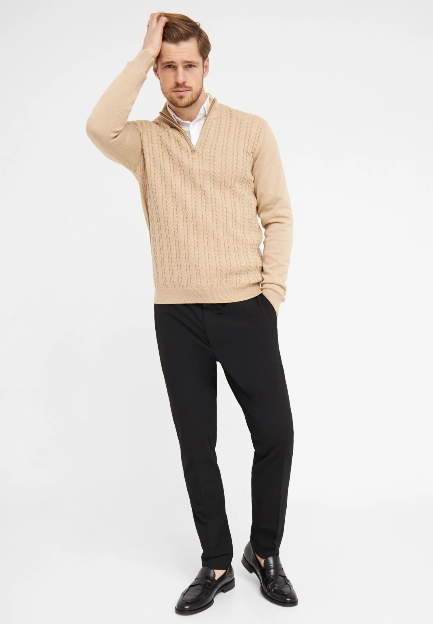 Clipper Tokyo - Trui - Light Sand 4 Clipper Tokyo - Trui - Light Sand - Afbeelding 2