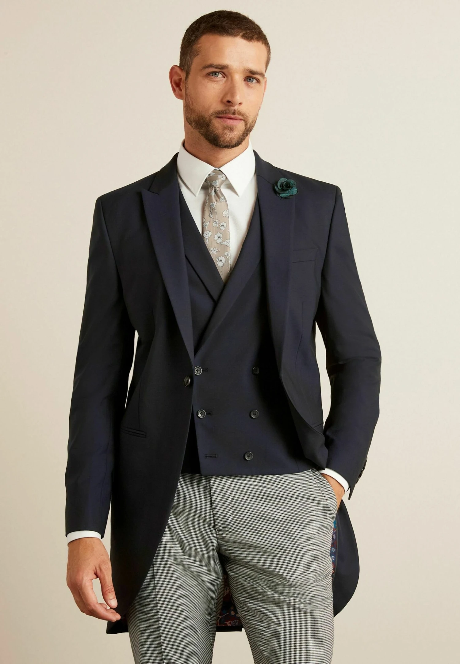 Next Morning - Halflange Jas - Blue 3 Next Morning - Halflange Jas - Blue