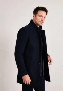 Halflange Jas - Navy Blue -ZALANDO WINKEL 6a76322a3bfc4538a92461df9e2b0d11