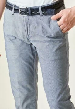 Wales Dyed Cotton Trousers Slim - Broek - Indigo -ZALANDO WINKEL 6af14689712d4297838089d818c7cf59