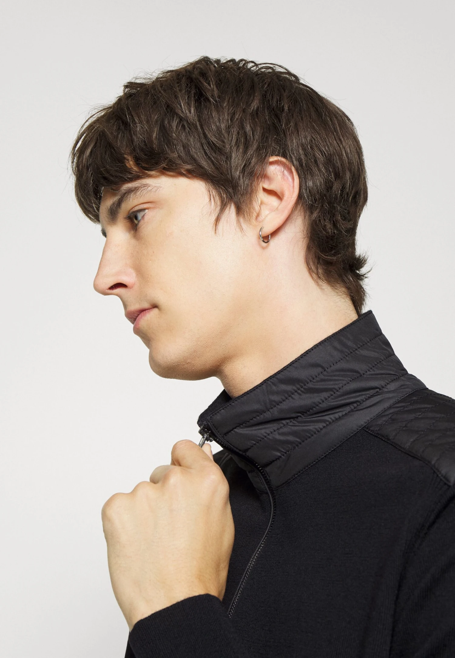 BELSTAFF Kelby Zip Cardigan - Vest - Black 6 BELSTAFF Kelby Zip Cardigan - Vest - Black - Afbeelding 4