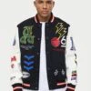 Embroidered Detail Premium Varsity Jacket - Bomberjacks - Black -ZALANDO WINKEL 6b2eeb1589d8476d93730ab379f6c3c0