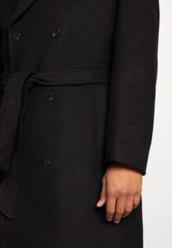 New Belted Coat - Mantel - Black -ZALANDO WINKEL 6bd3be8eed7f4e9ebdc18bedba519595