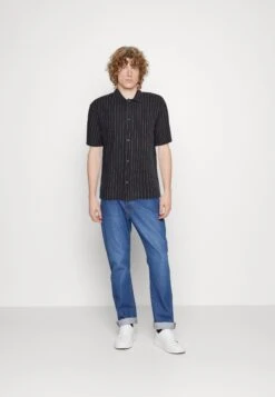 Mads Nørgaard Mateo - Overhemd - Black/Vintage Khaki -ZALANDO WINKEL 6d16015df78e42c787755e226343bd8a