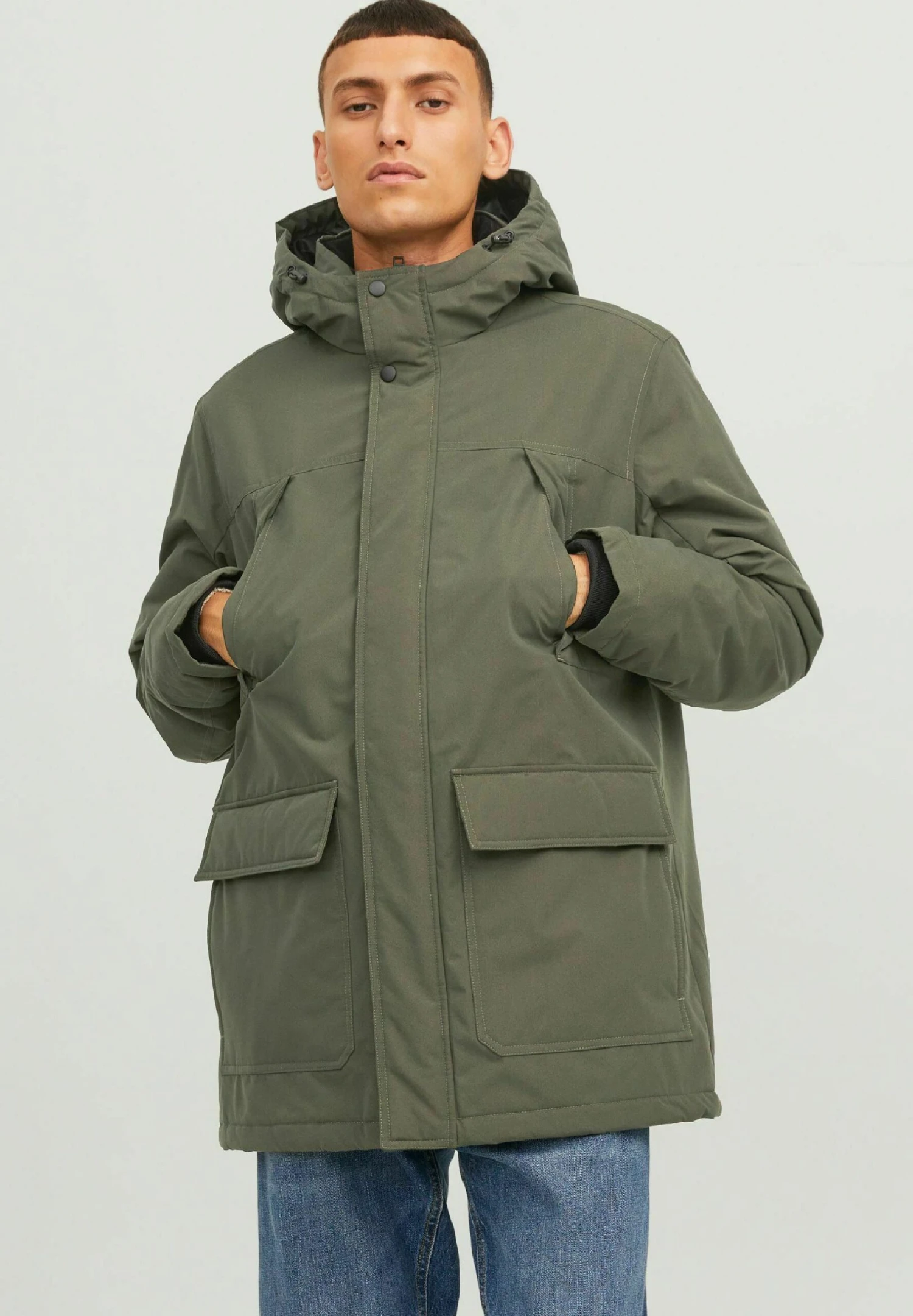 Jack & Jones Gefütterte - Winterjas - Forest Night 3 Jack & Jones Gefütterte - Winterjas - Forest Night