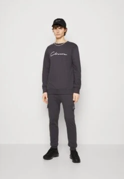 Crew Signature Utility Cargo Tracksuit Set - Sweater - Charcoal