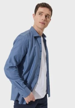 Dobby Weave - Overhemd - Blue Navy Blue -ZALANDO WINKEL 6f8936d9dc084d39b94200cd9b09b584