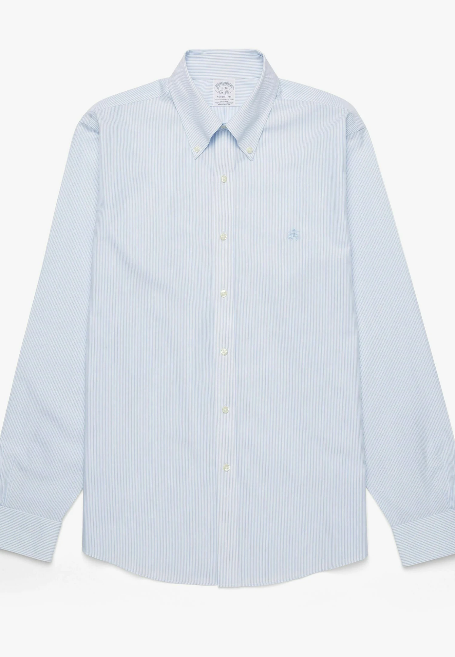 Regular Fit Supima - Overhemd - Blue 5 Regular Fit Supima - Overhemd - Blue - Afbeelding 3