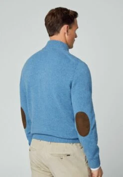 Hackett London Zip - Trui - Steel Blue -ZALANDO WINKEL 70d095f69f8f464c835496e2fb613a83