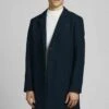 Jack & Jones Jjemoulder Coat - Mantel - Navy Blazer -ZALANDO WINKEL 70d3135428ed4f128de9f66e936a0e35