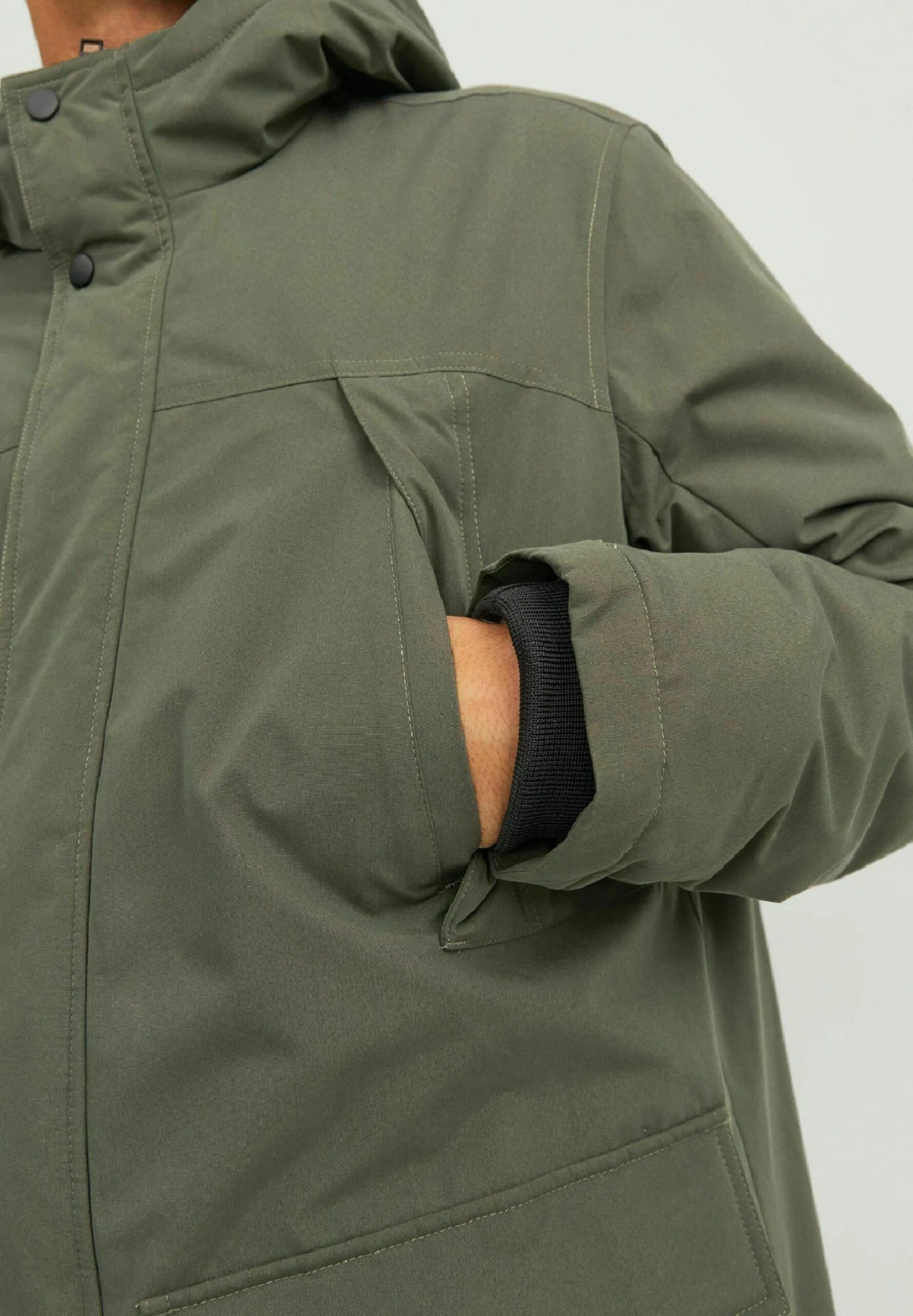 Jack & Jones Gefütterte - Winterjas - Forest Night 7 Jack & Jones Gefütterte - Winterjas - Forest Night - Afbeelding 5