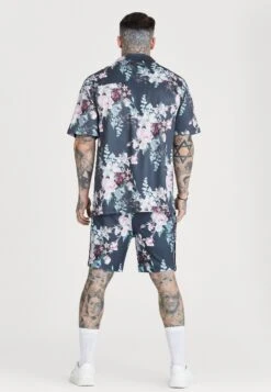 SikSilk Elevate Botanical - Overhemd - Navy -ZALANDO WINKEL 715a7b604b4e4cc194f3066bf3c72c45