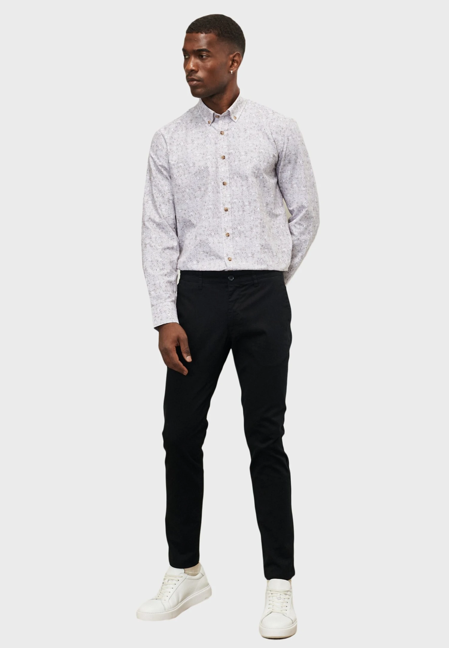 Slim Fit- Chino - Black 7 Slim Fit- Chino - Black - Afbeelding 5