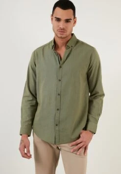 Regular Fit - Overhemd - Khaki 10 Regular Fit - Overhemd - Khaki -ZALANDO WINKEL 71f4150d4d444be79bfee85d021ae219