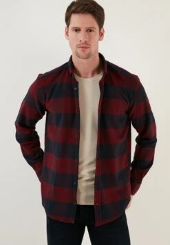 Plaid Patterned- Overhemd - Dark Blue -ZALANDO WINKEL 72087f31ccd44361a17316ac429e4946