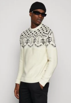 Only & Sons Onsez Crew- Trui - Antique White -ZALANDO WINKEL 726bd07f30a547f9bf26f28a3f765bcc