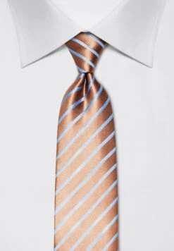 Gestreift - Stropdas - Hellbraun -ZALANDO WINKEL 727f226c33024696b7542710ec896cf1
