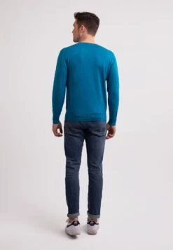 Rundhals- Trui - Blue -ZALANDO WINKEL 72e490192b3a4bcc9c550cd604cd8929