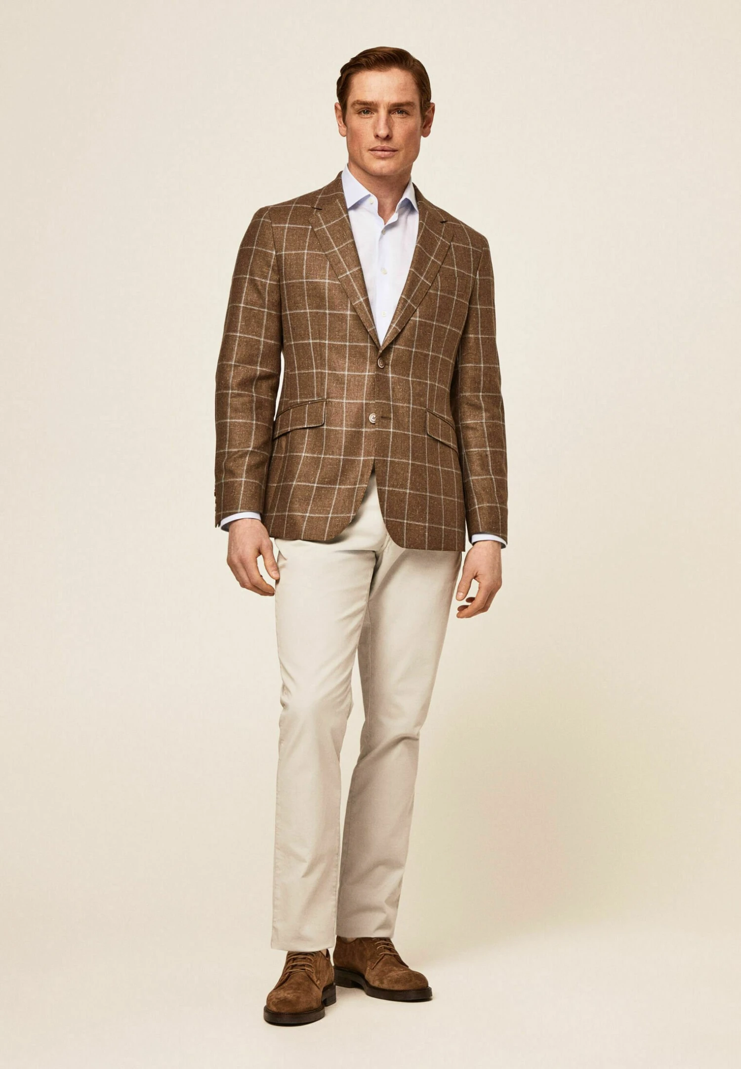 Hackett London Coral Wpane - Blazer - Taupe Blue 4 Hackett London Coral Wpane - Blazer - Taupe Blue - Afbeelding 2