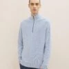 Tom Tailor Trui - Light Grey Blue Melange -ZALANDO WINKEL 733bda64ee2048a683115402b2bd4dbc