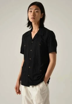 Short Sleeve- Overhemd - Black -ZALANDO WINKEL 7344bd16799f4b4caeafb528b2265acb